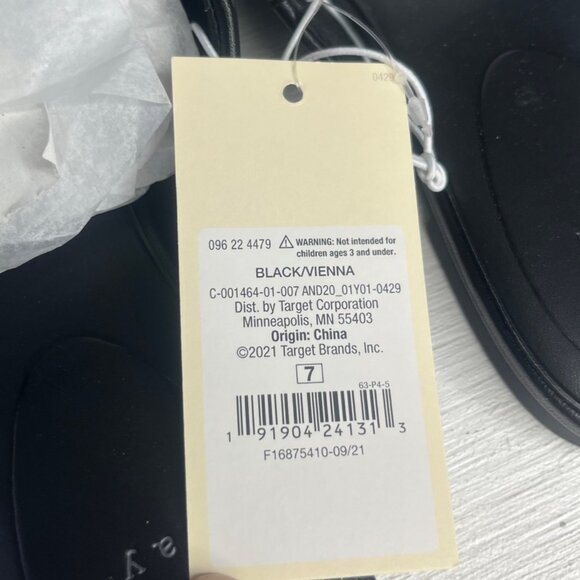 A New Day Vienna Flats Shoes Womens Size 7 Black New With Box Memory Foam - Picture 10 of 10